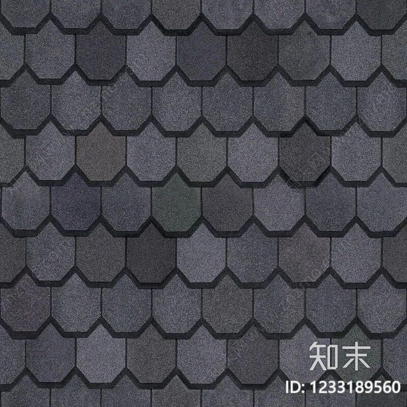 沥青瓦贴图下载【ID:1233189560】