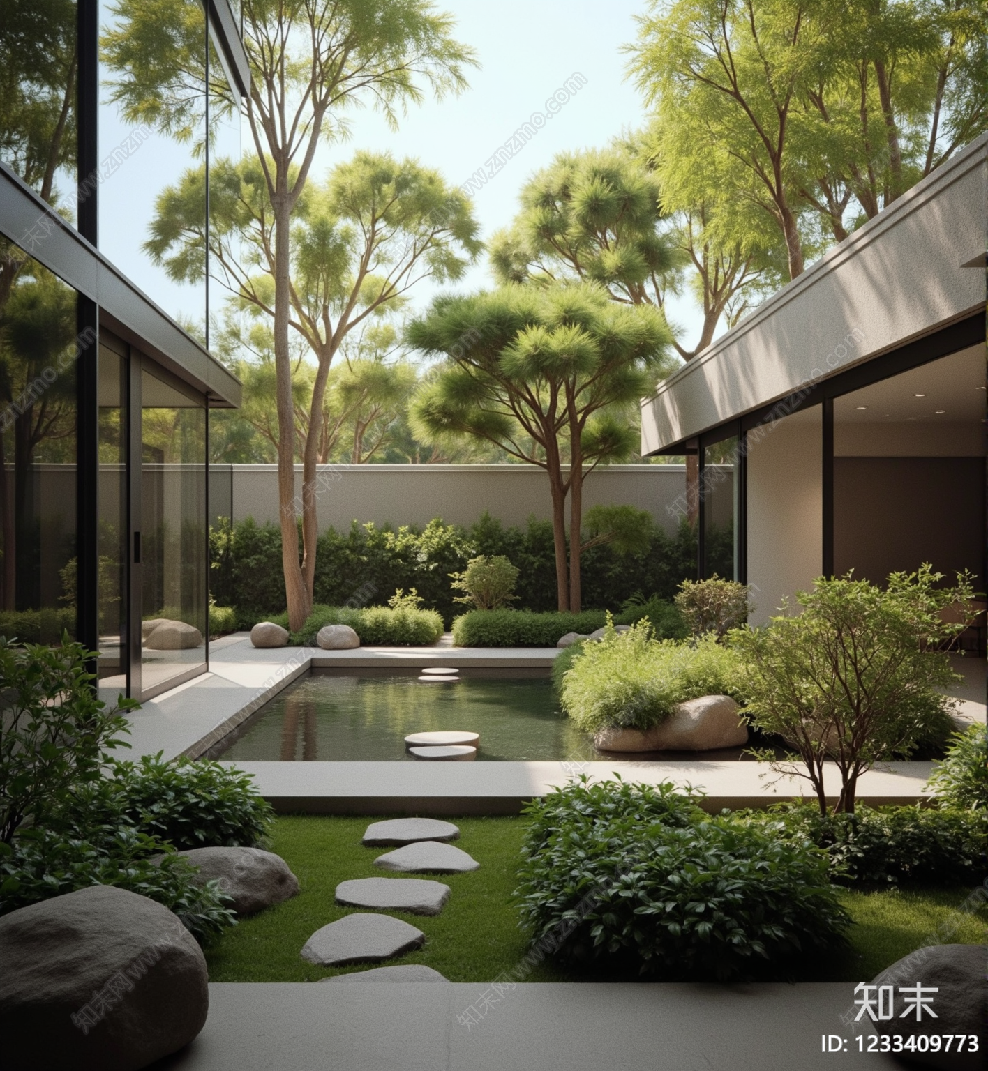 现代其它外景贴图下载【ID:1233409773】