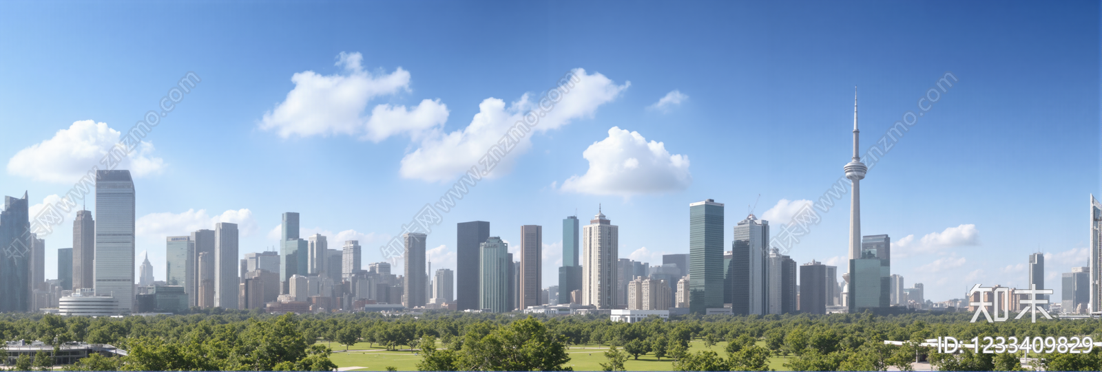城市背景高清贴图材质