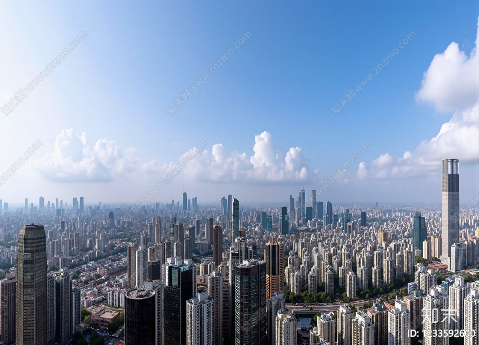 城市背景高清贴图材质
