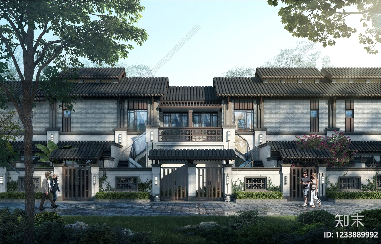 建筑外立面高清贴图材质