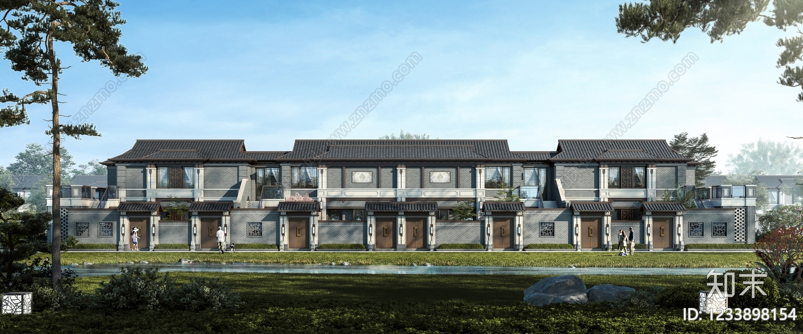 建筑外立面高清贴图材质
