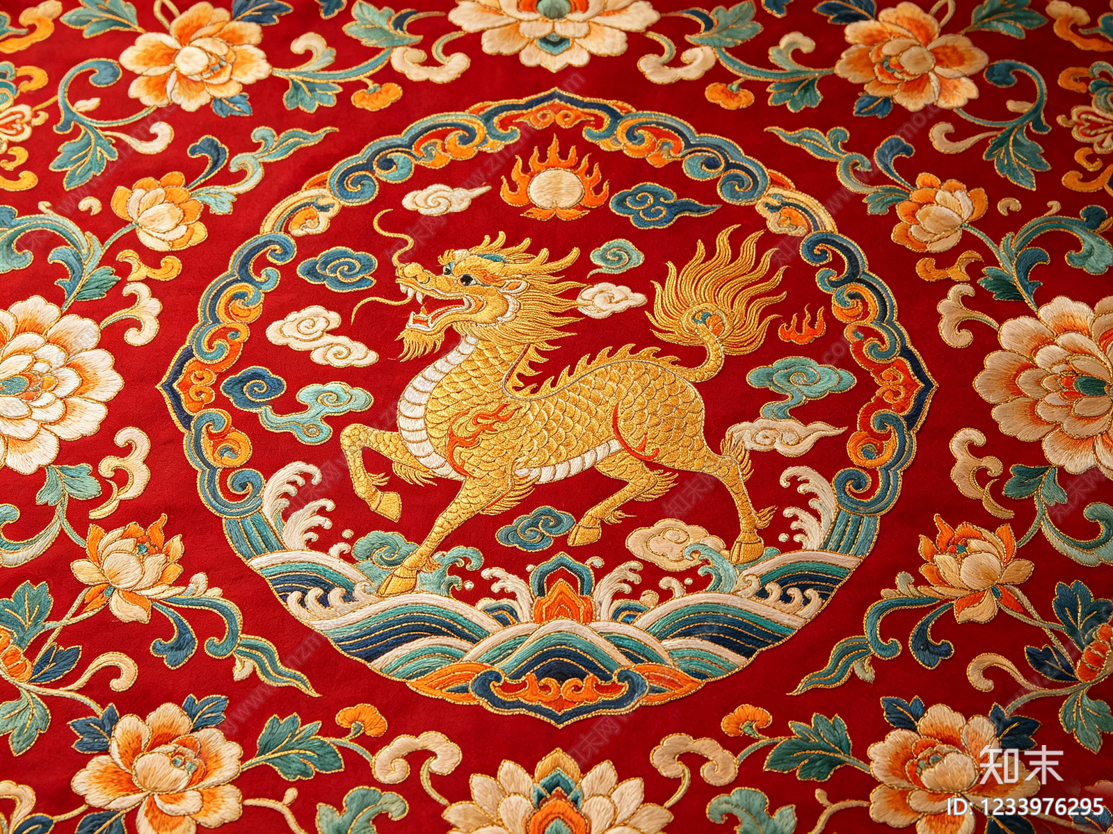 传统纹样高清贴图材质