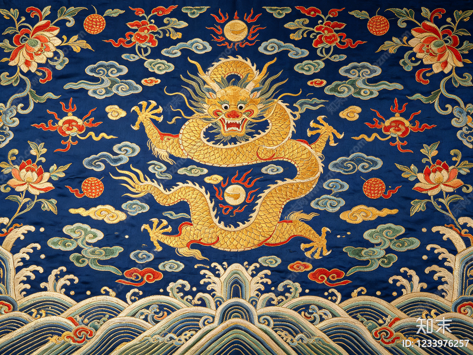 传统纹样高清贴图材质