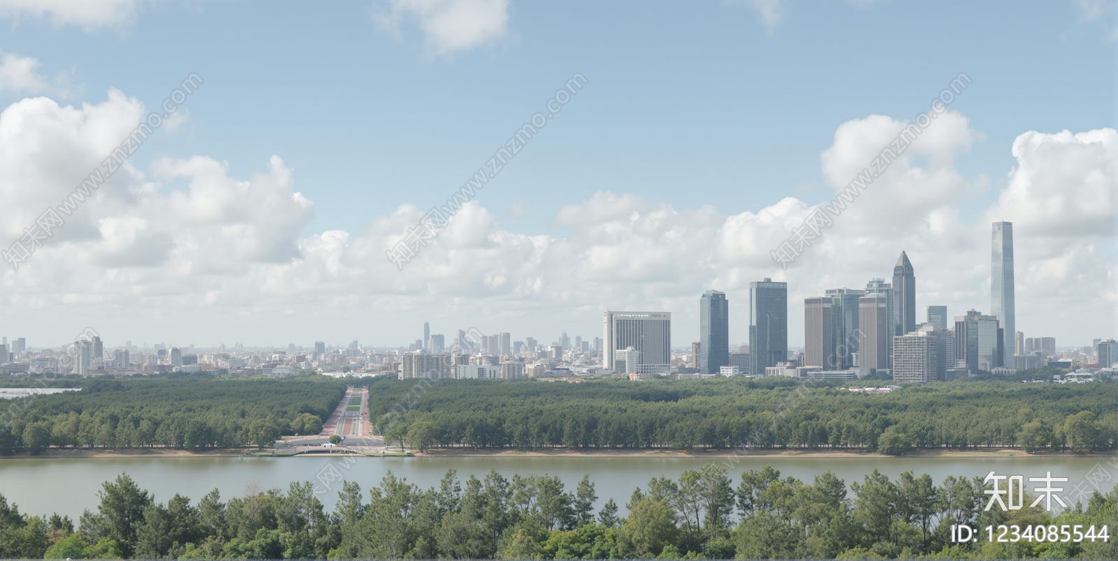 城市背景高清贴图材质