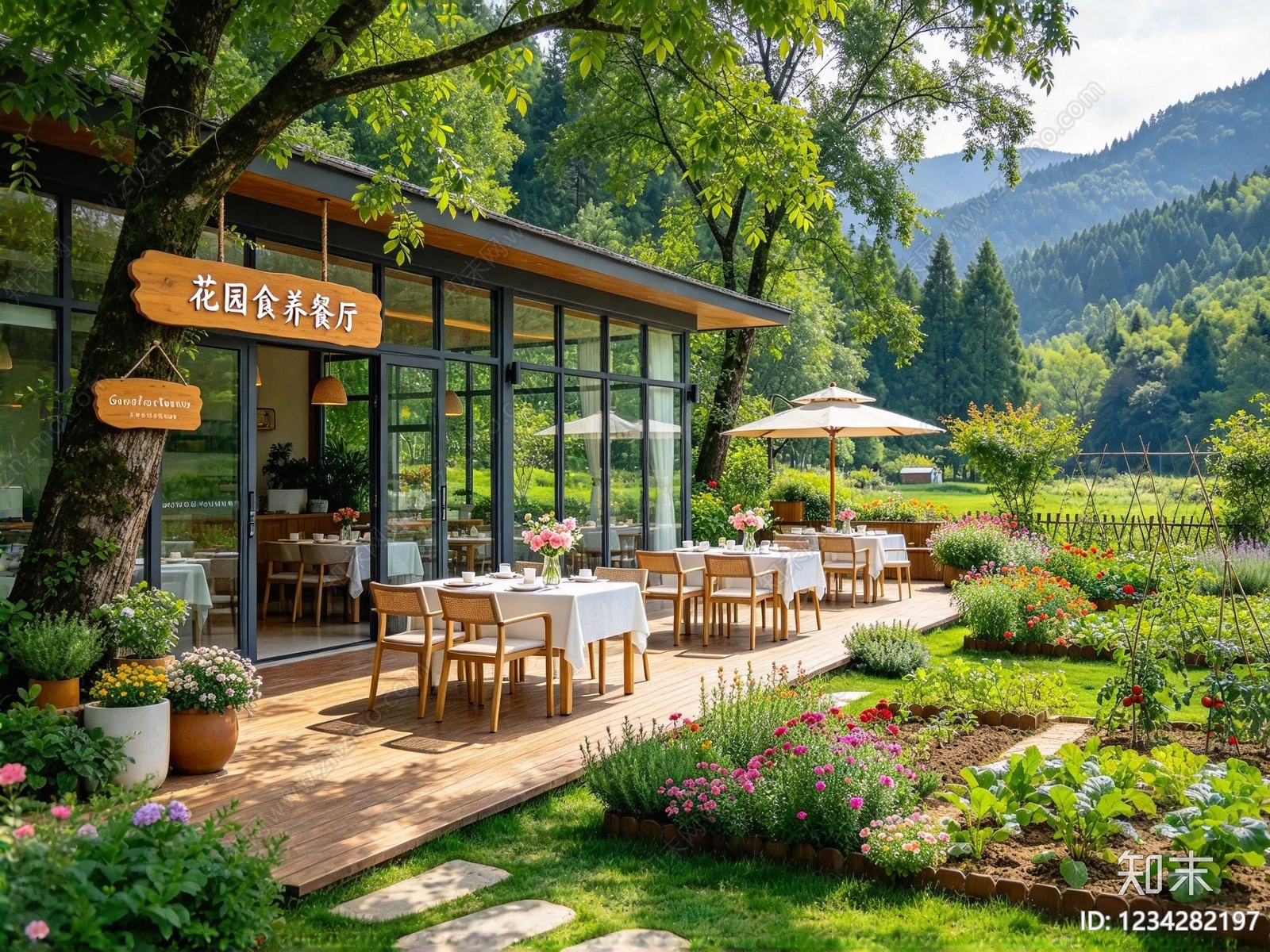 餐厅高清贴图材质