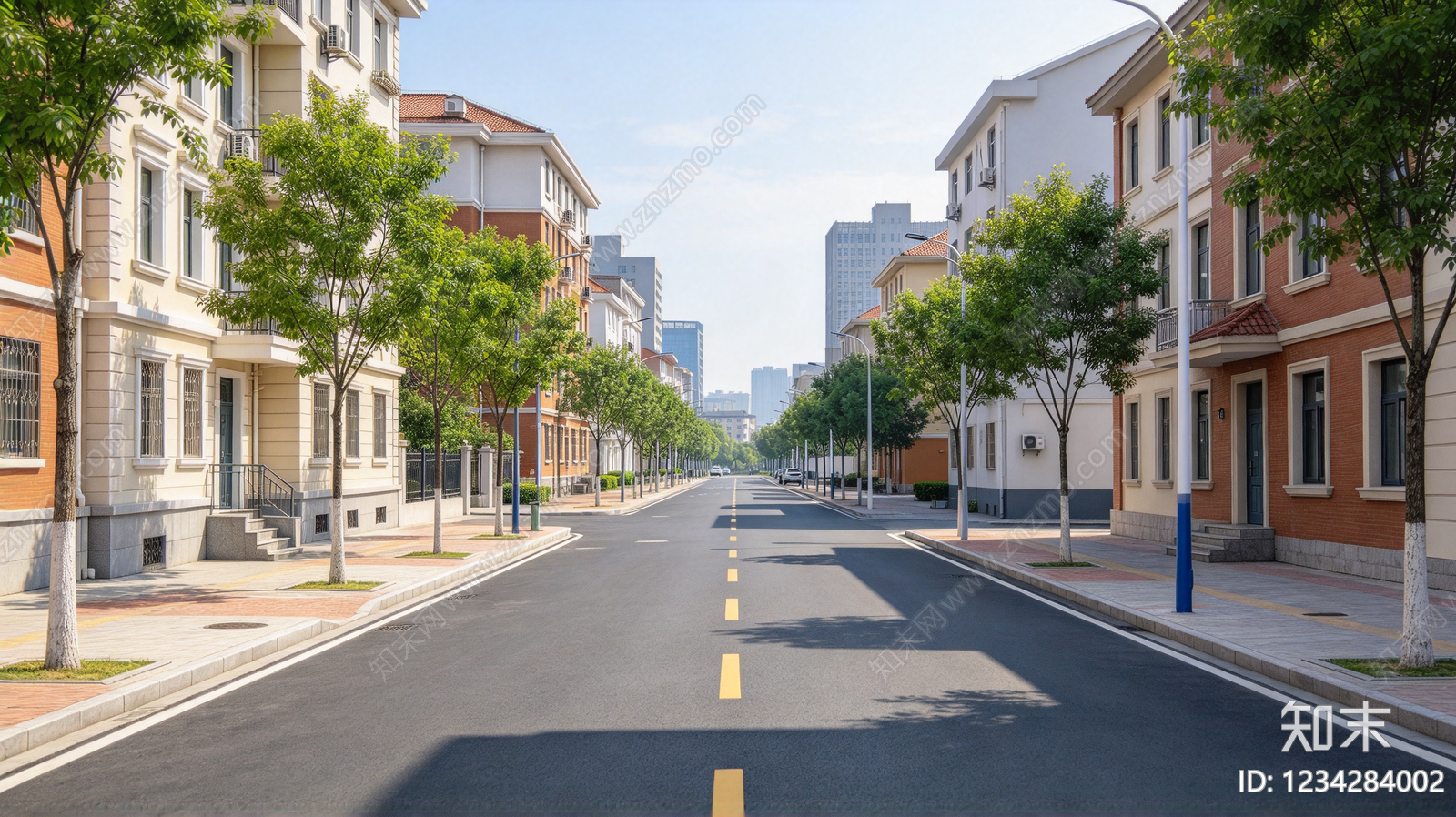 街道外景高清贴图材质
