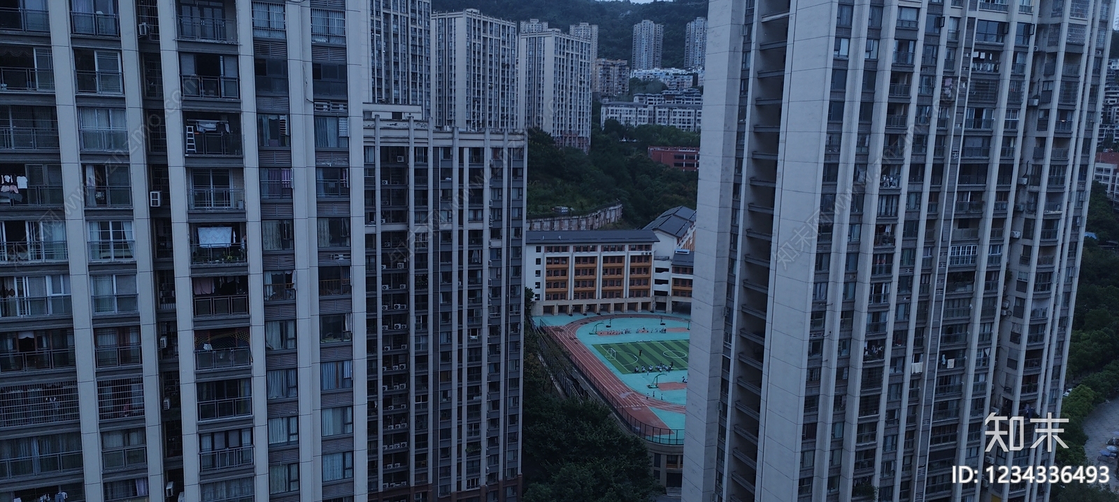 小区HDR高清贴图材质
