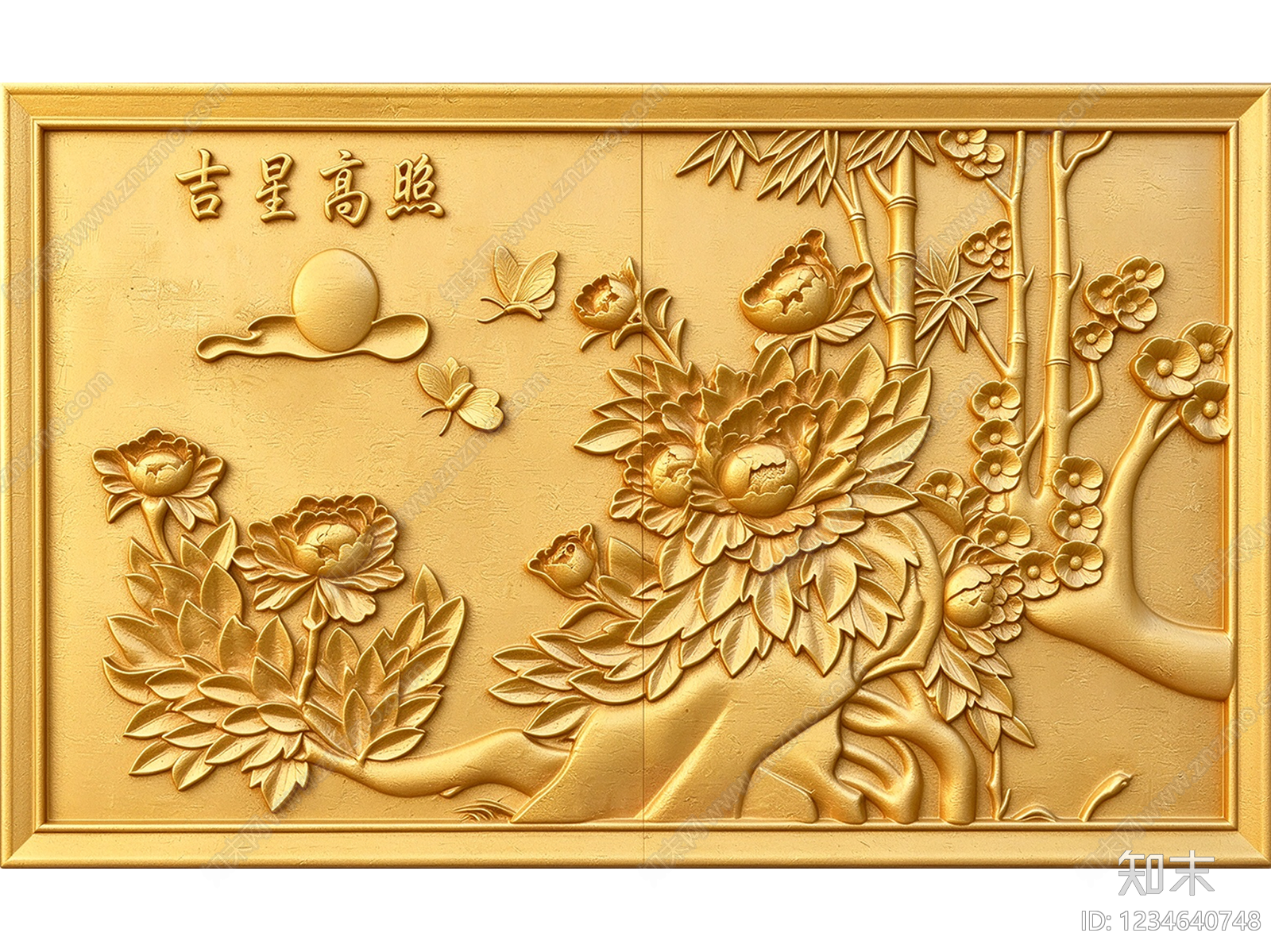 金属浮雕高清贴图材质