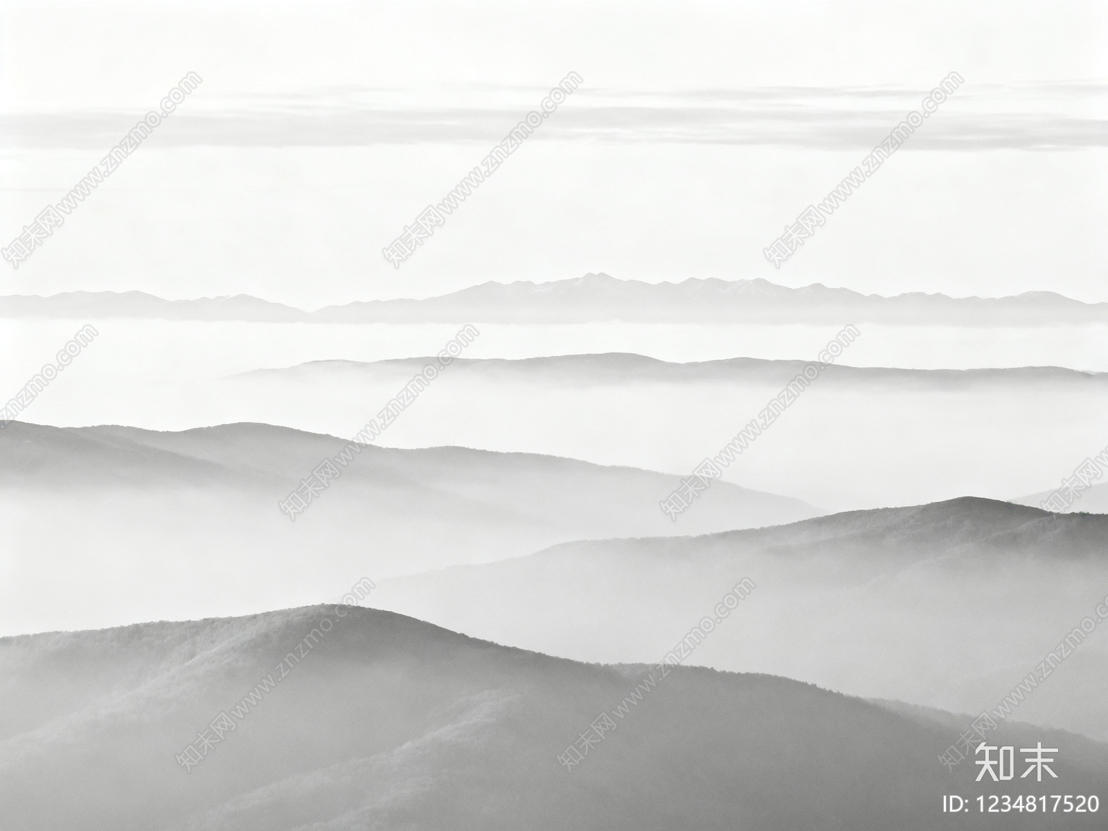 新中式壁画贴图下载【ID:1234817520】