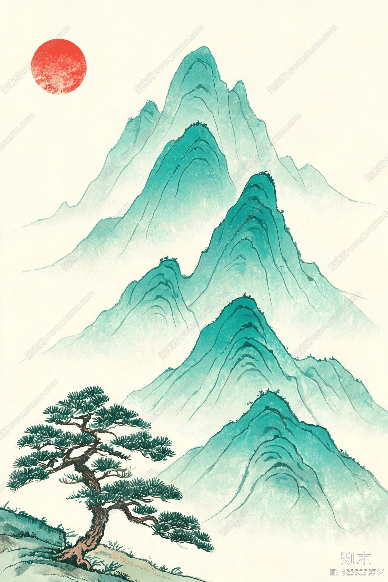 远山贴图下载【ID:1235059714】