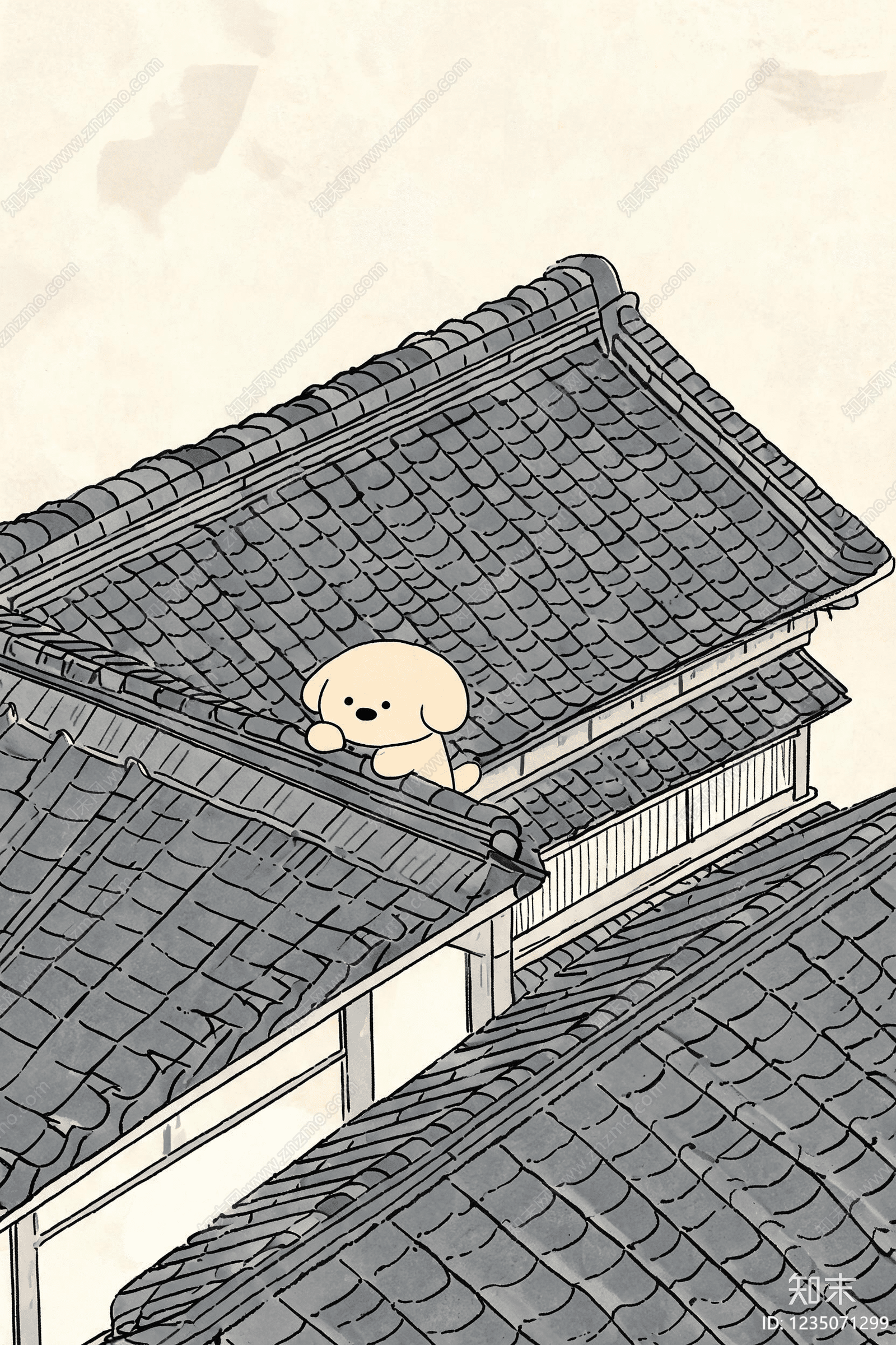 粘土瓦高清贴图材质