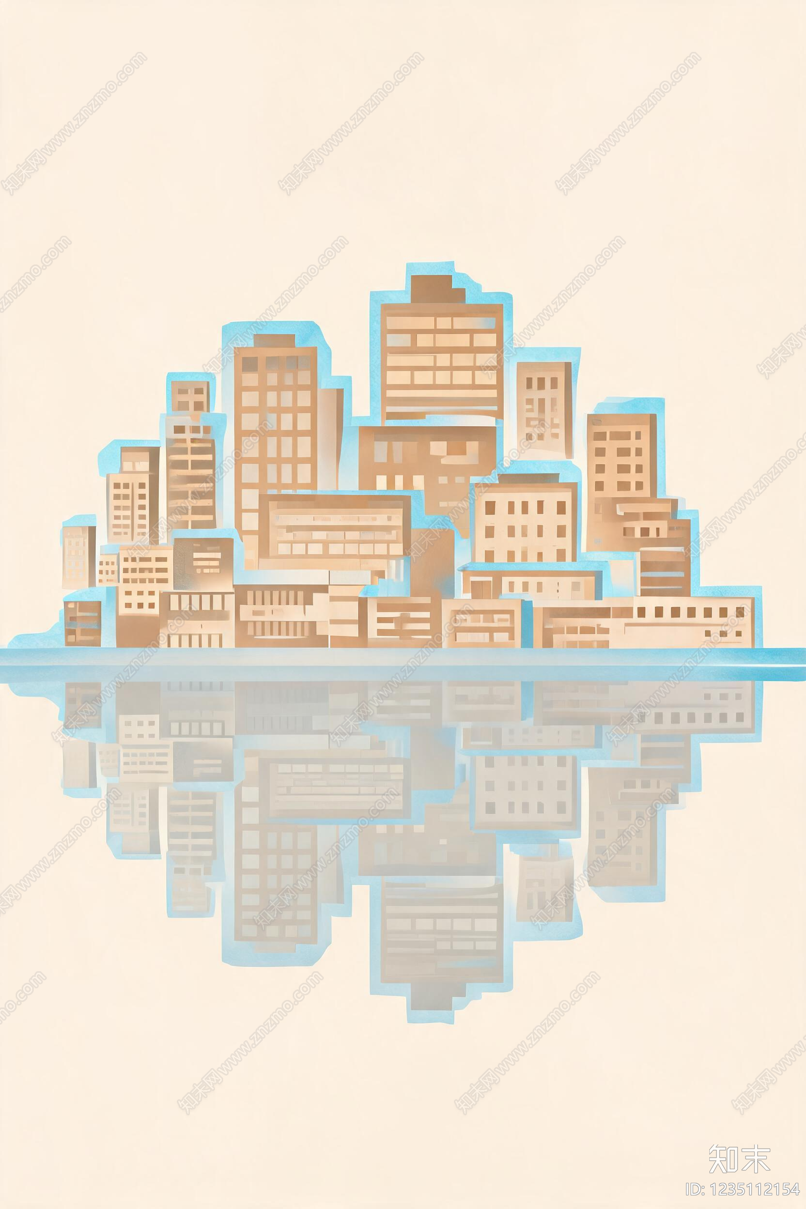 建筑群贴图下载【ID:1235112154】