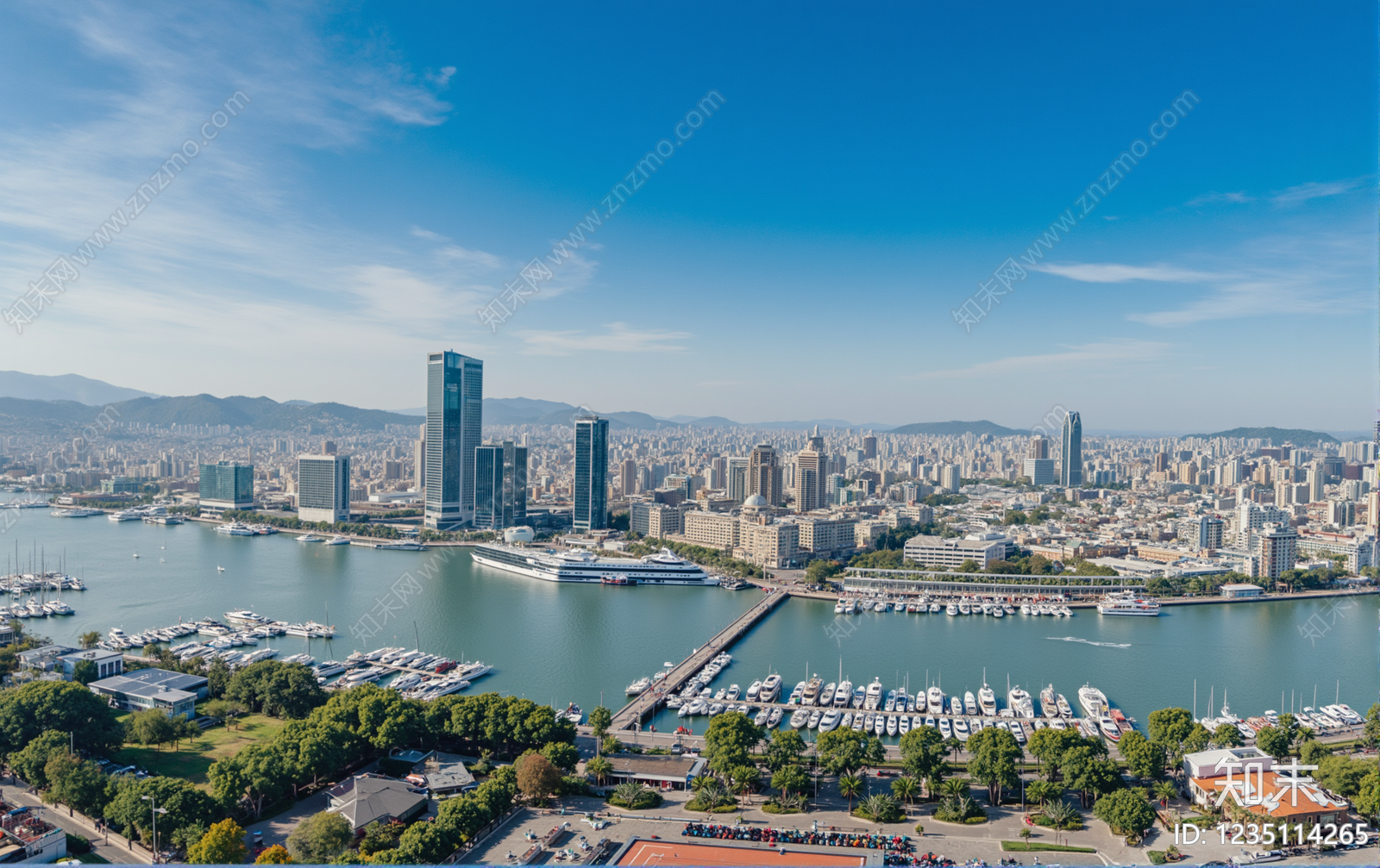 现代城市背景贴图下载【ID:1235114265】