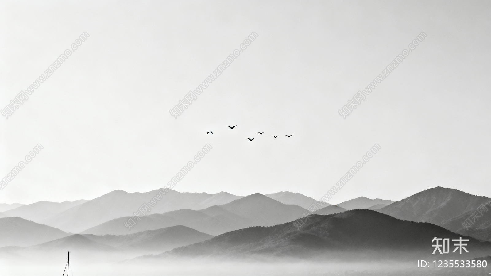 新中式壁画贴图下载【ID:1235533580】