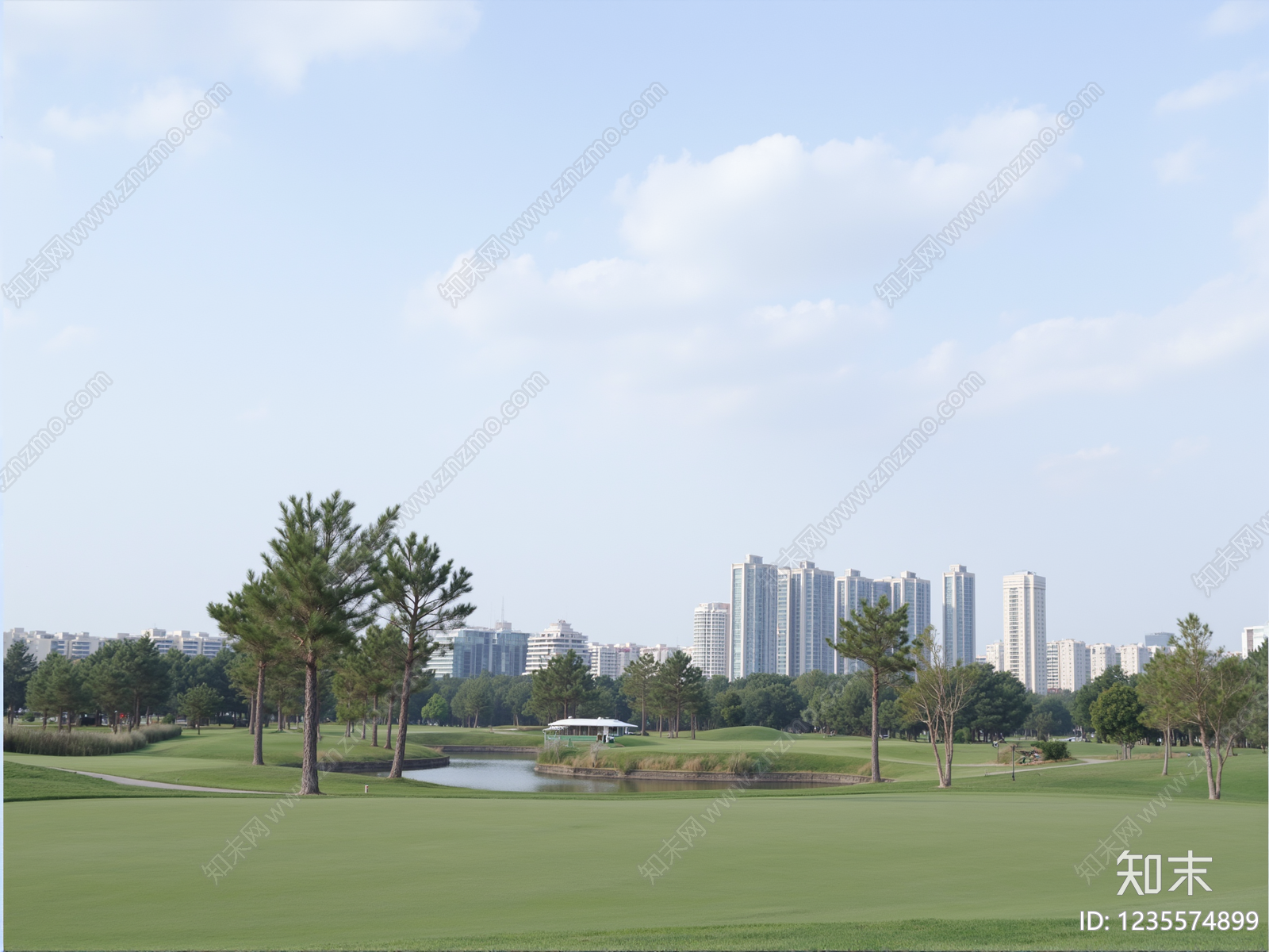 小区外景高清贴图材质