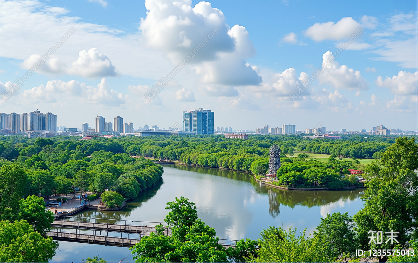 城市背景高清贴图材质