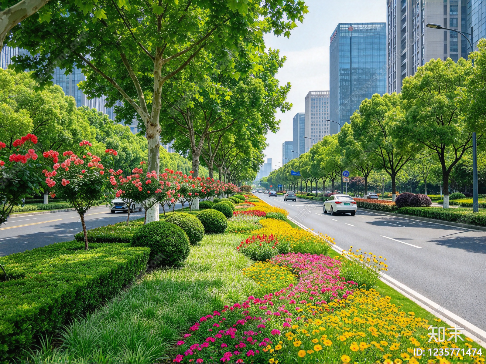 城市背景贴图下载【ID:1235771474】