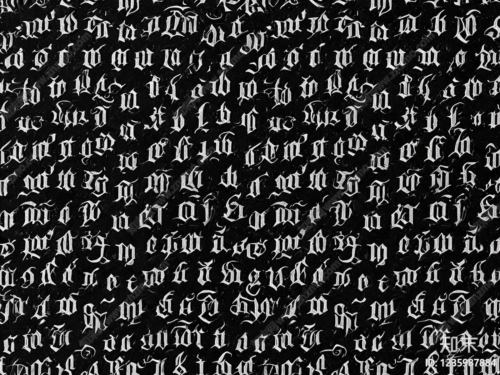 字画高清贴图材质
