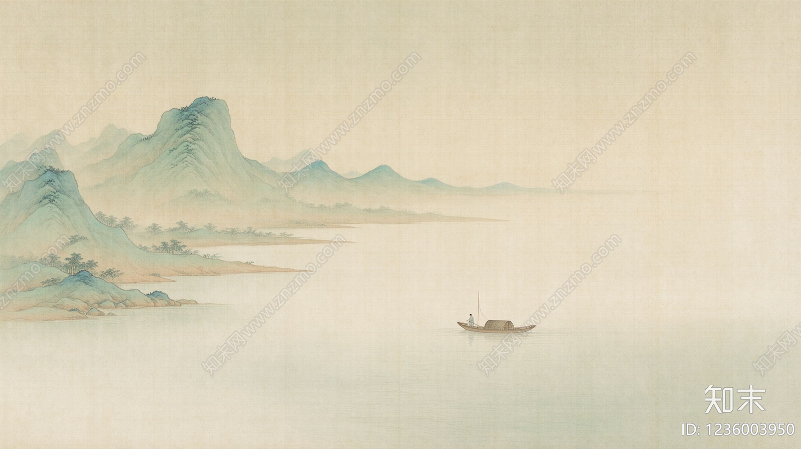 中式壁画贴图下载【ID:1236003950】