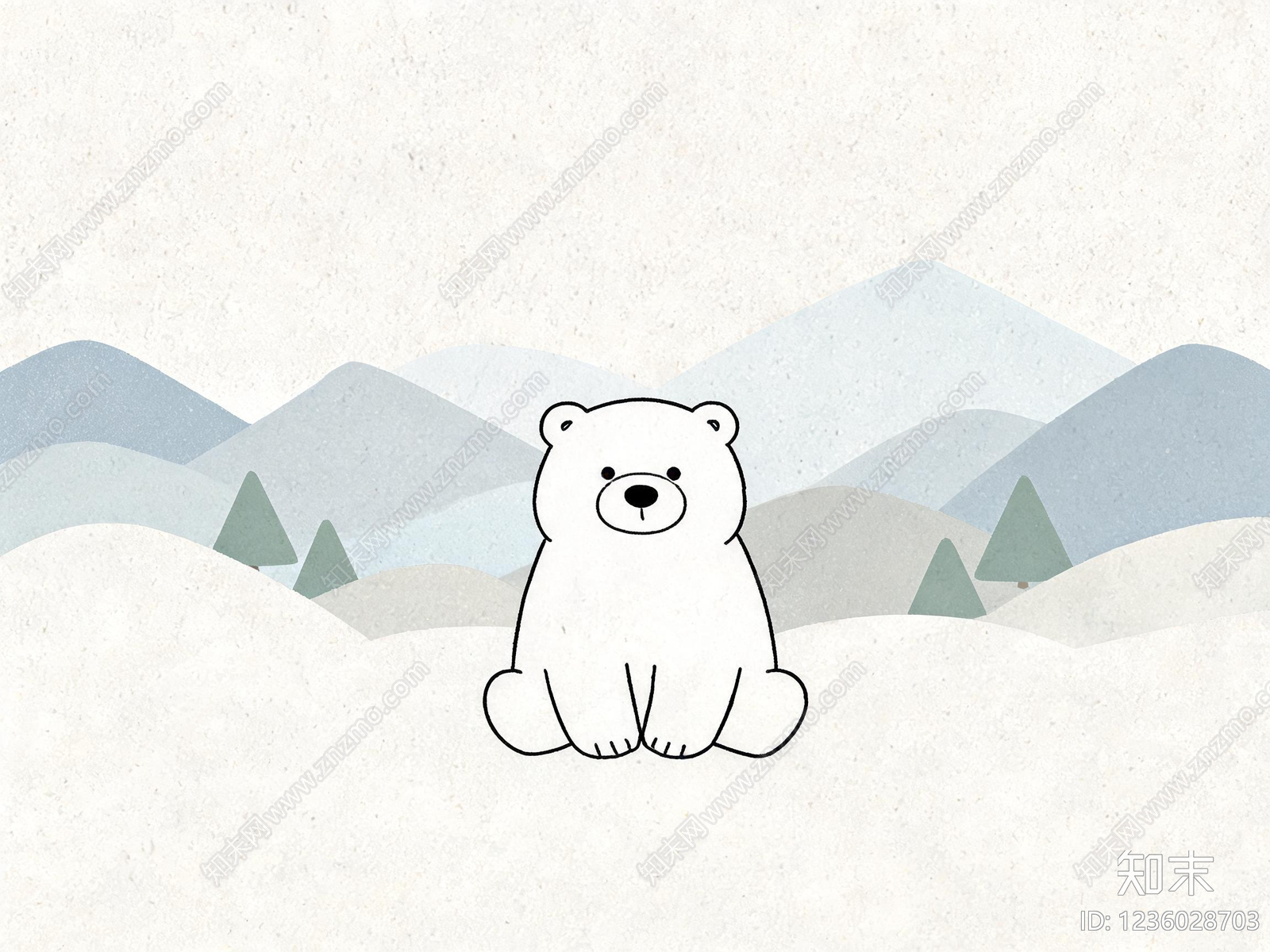雪景高清贴图材质