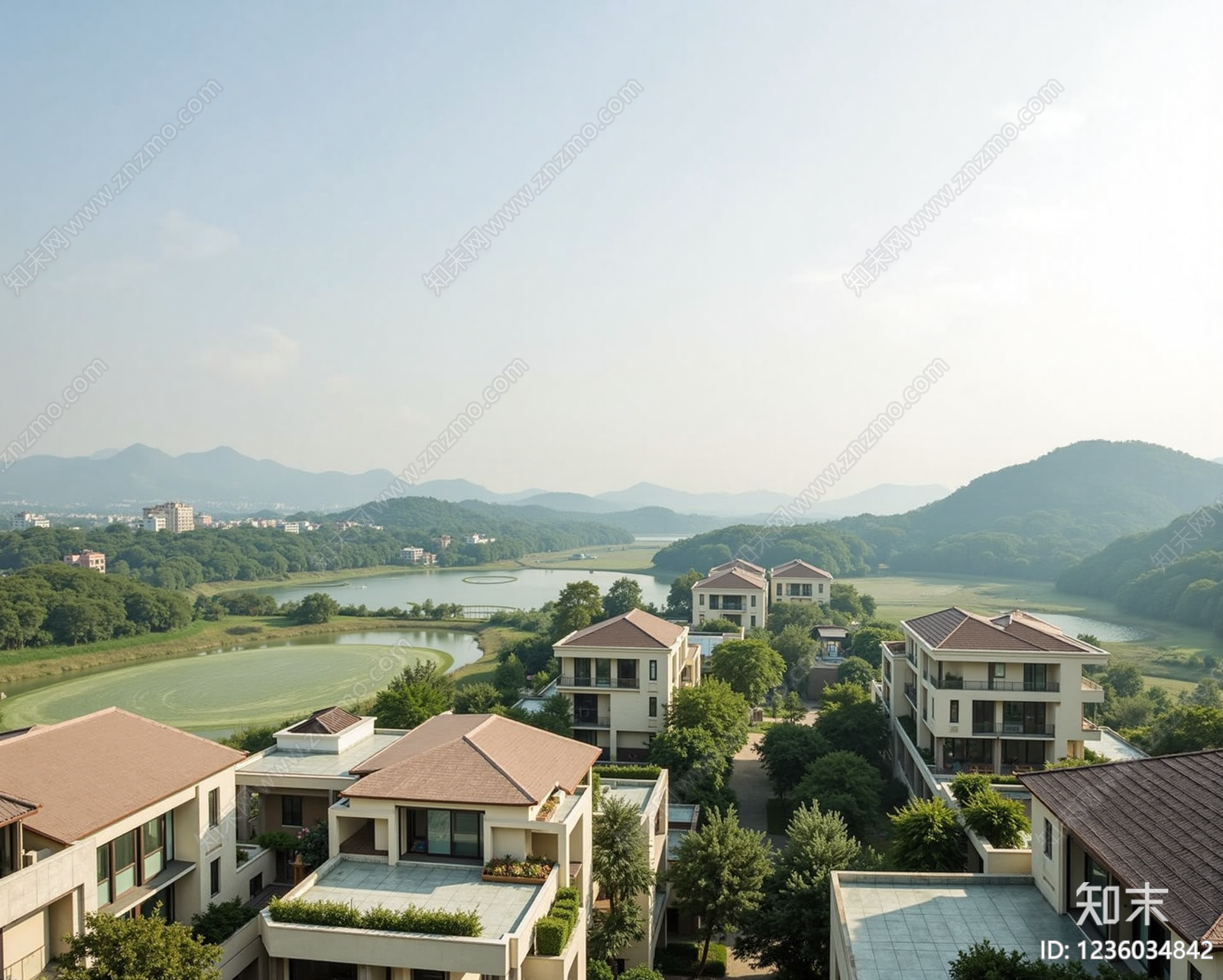 小区外景高清贴图材质