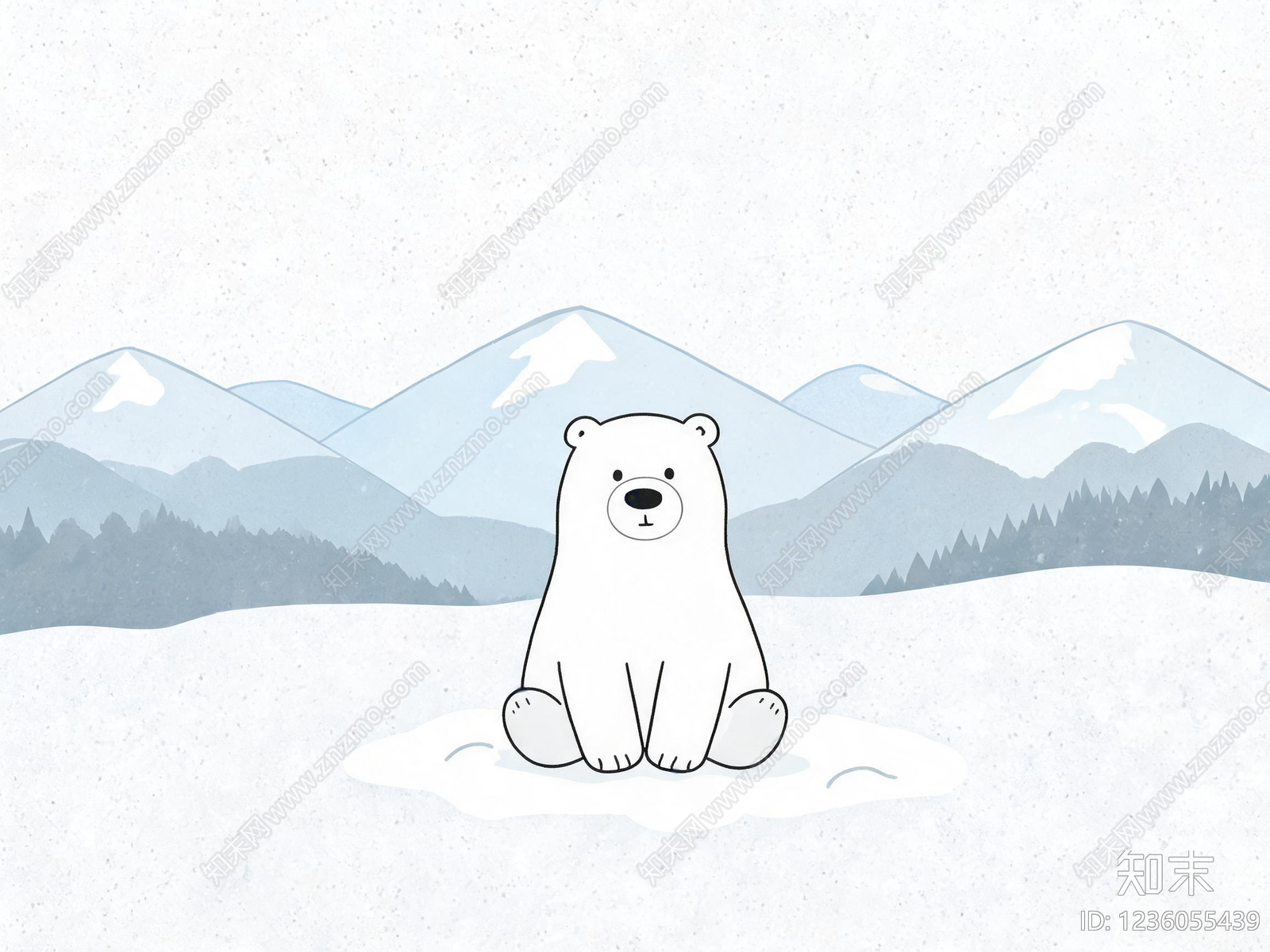 雪景高清贴图材质