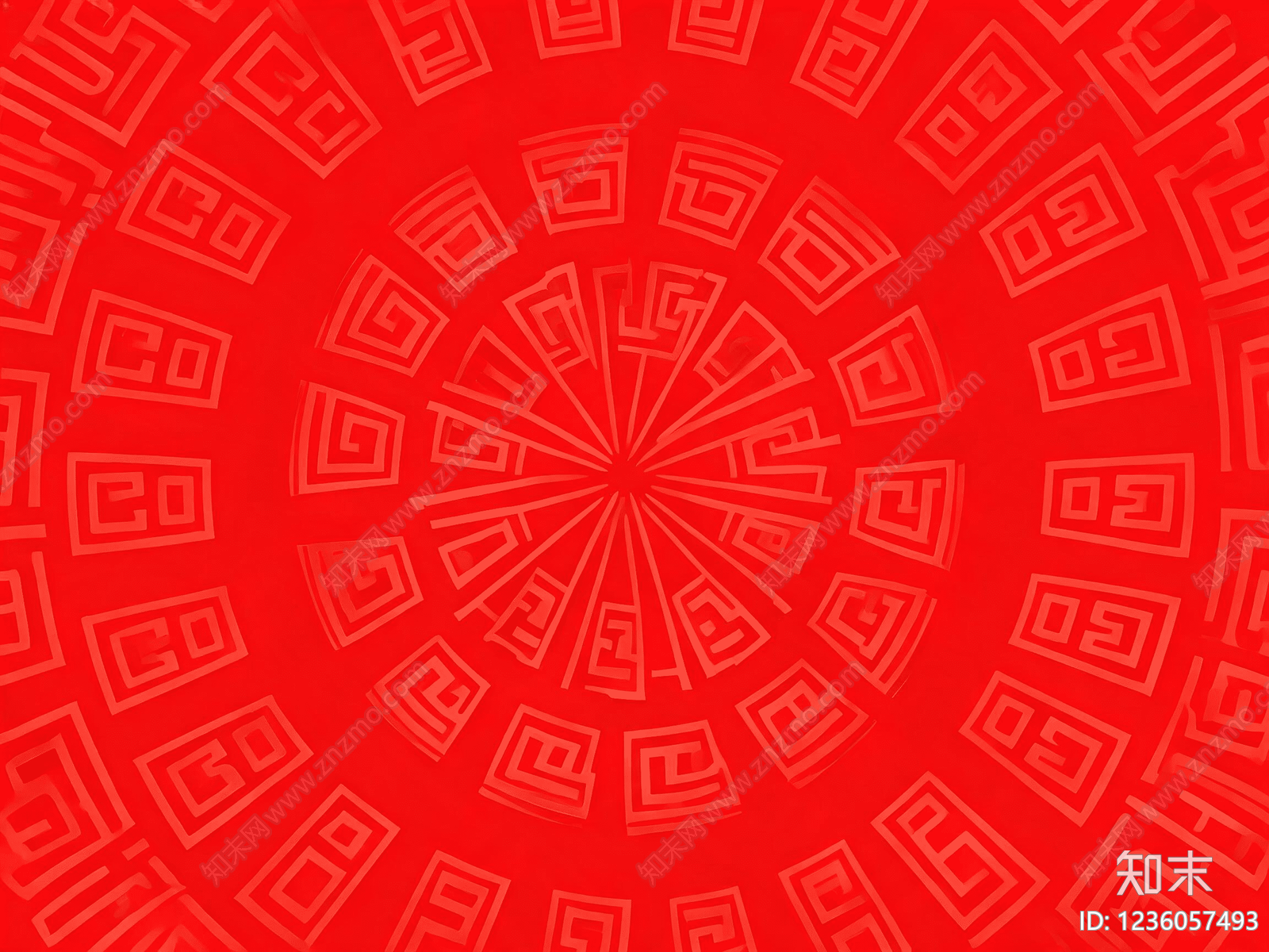 传统纹样高清贴图材质