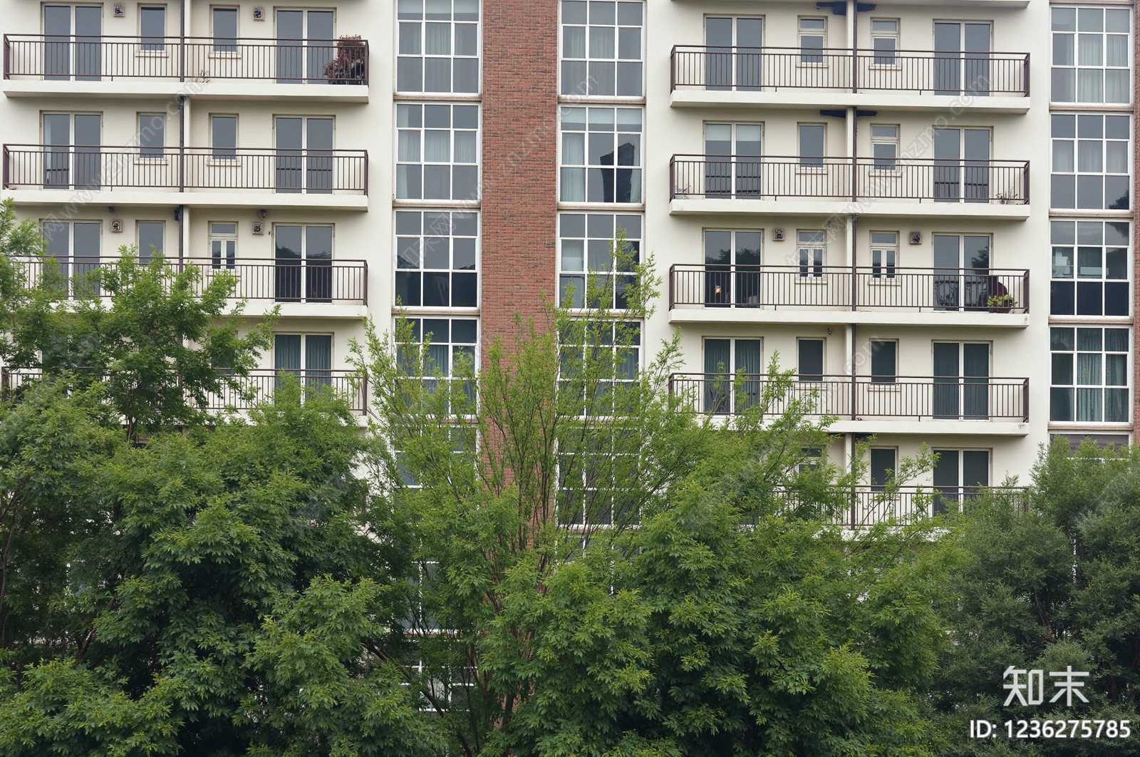 小区外景高清贴图材质