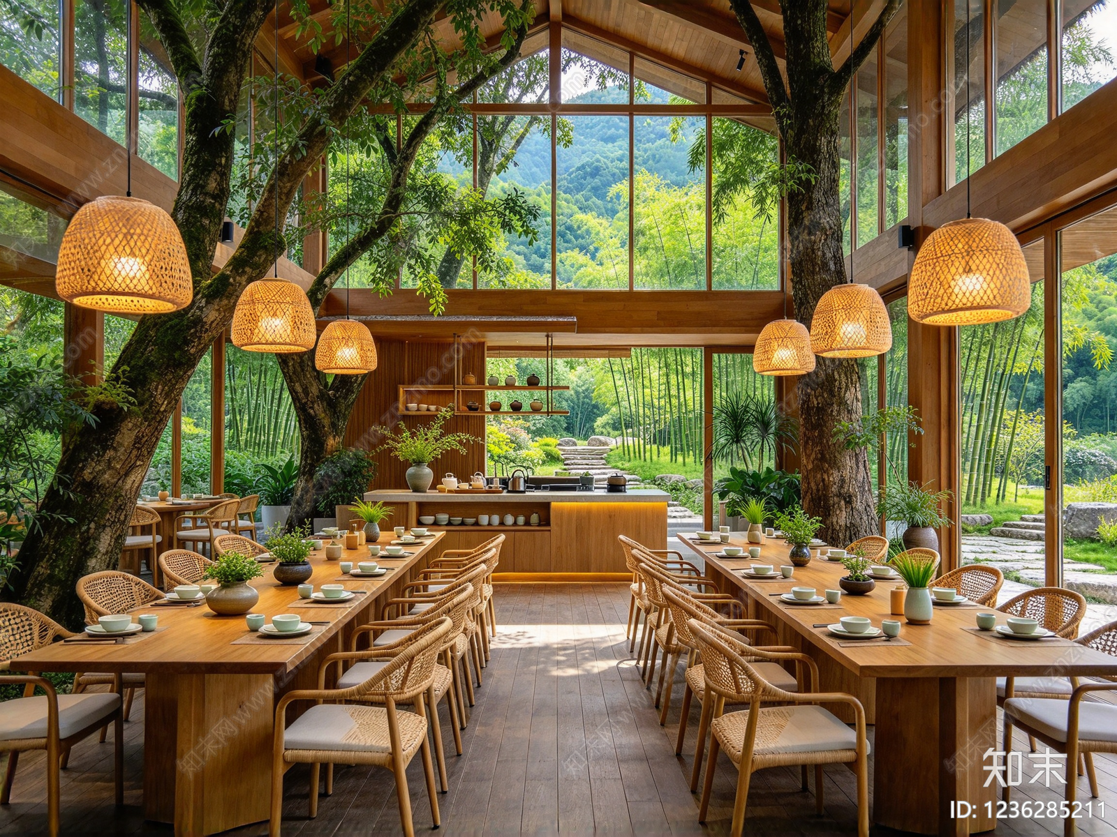 餐厅高清贴图材质