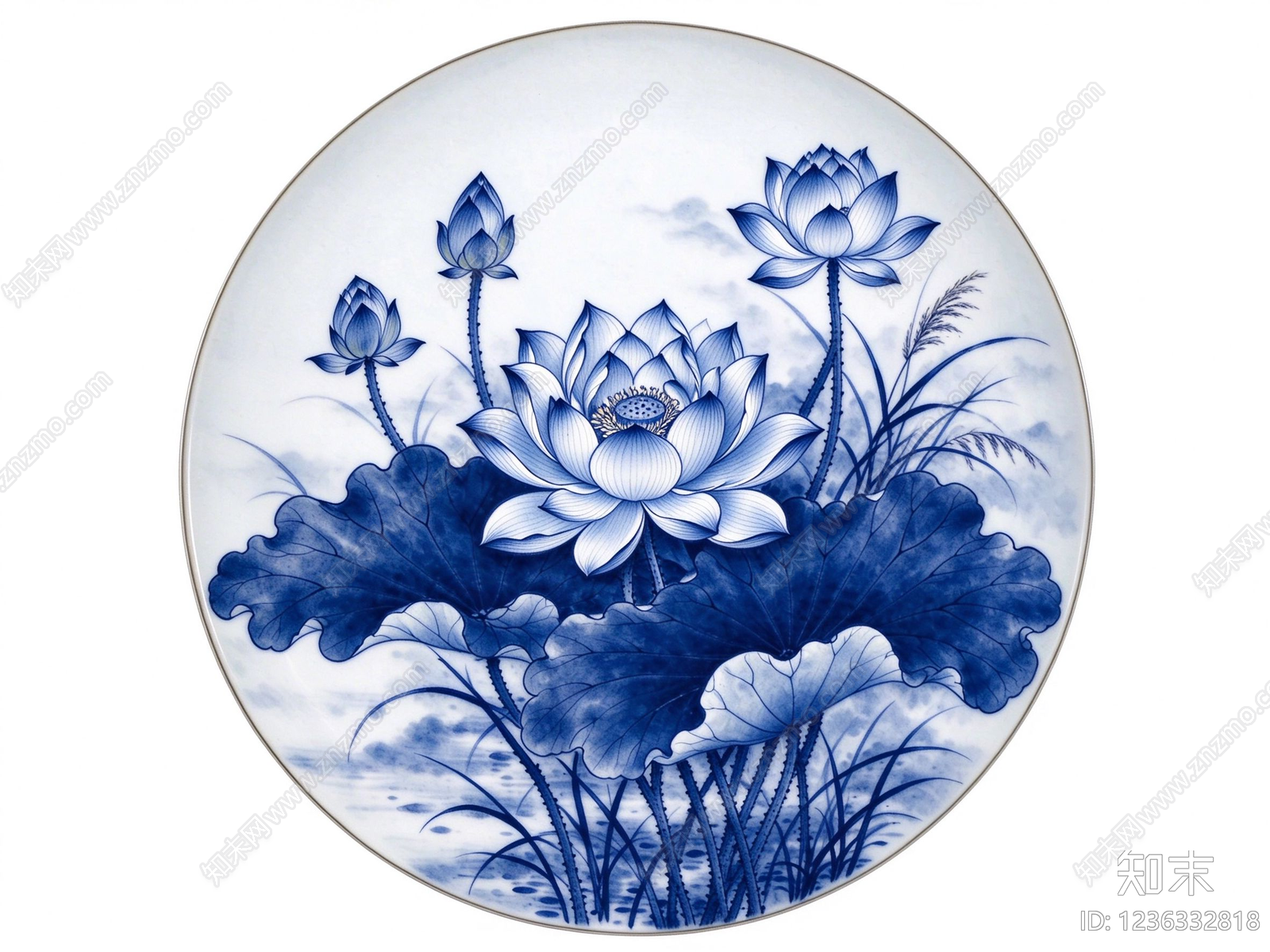 水墨画高清贴图材质