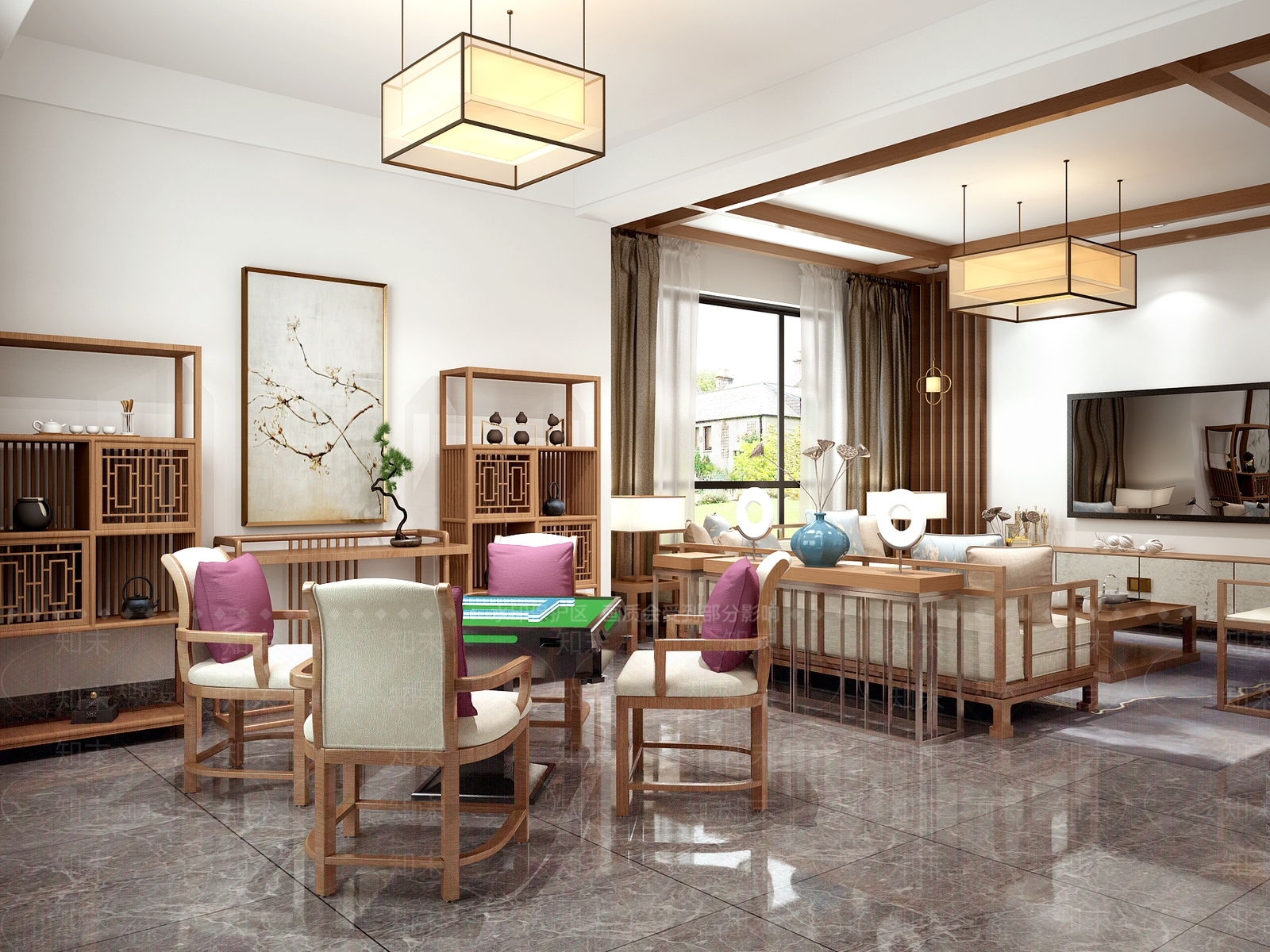 新中式3D模型下载【ID:932571006】