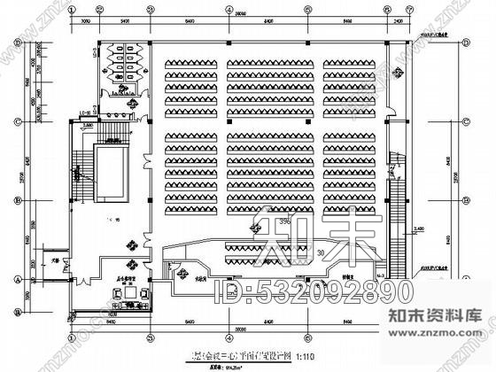 施工图超大会议室装饰设计装修图cad施工图下载【ID:532092890】