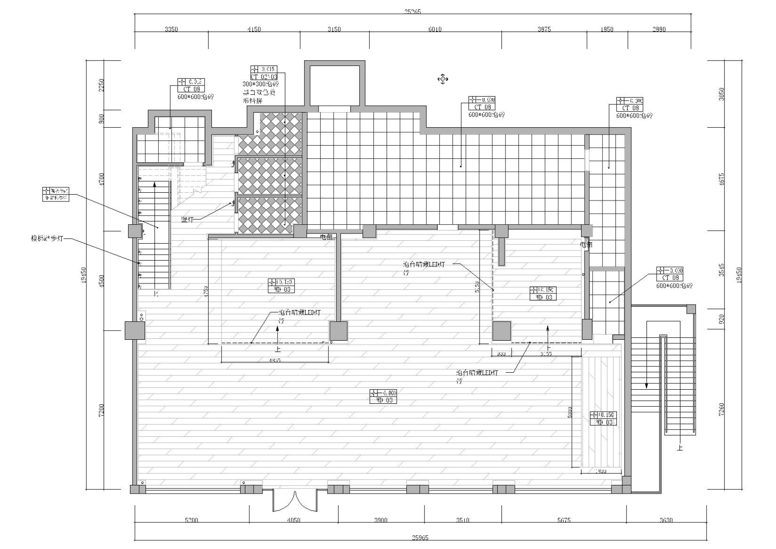 ​工业风复古loft酒吧项目施工图+效果图cad施工图下载【ID:160710176】