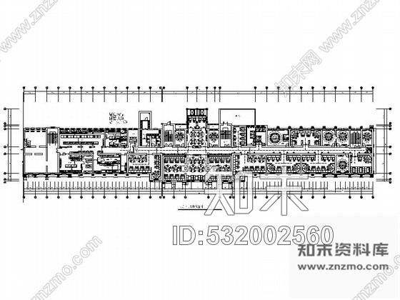 施工图合肥极具特色中式古典餐厅装修图含效果cad施工图下载【ID:532002560】