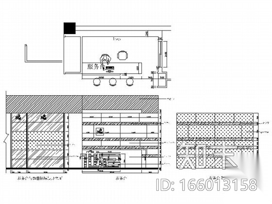 浪漫家纺展厅室内设计图（含效果）施工图下载【ID:166013158】