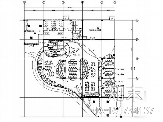 [无锡]特色休闲时尚西餐厅装修图（含方案）cad施工图下载【ID:161754137】