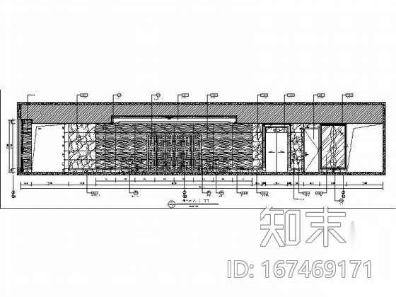 [重庆]某五星级奢华酒店公共空间施工图cad施工图下载【ID:167469171】