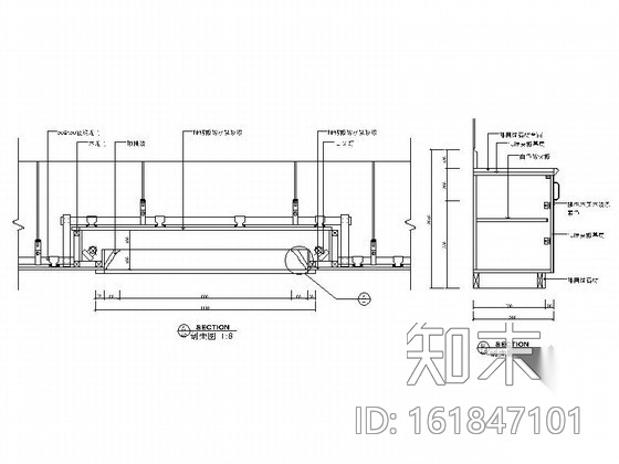 某洗浴中心女浴区设计装修图cad施工图下载【ID:161847101】