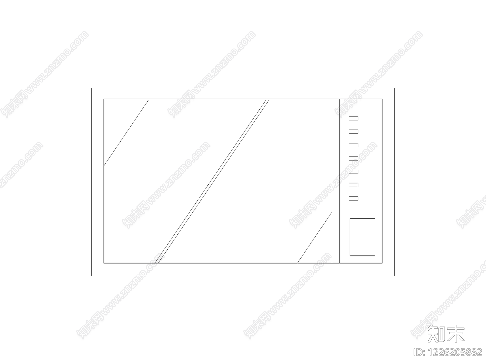 柜子cad施工图下载【ID:1226205882】