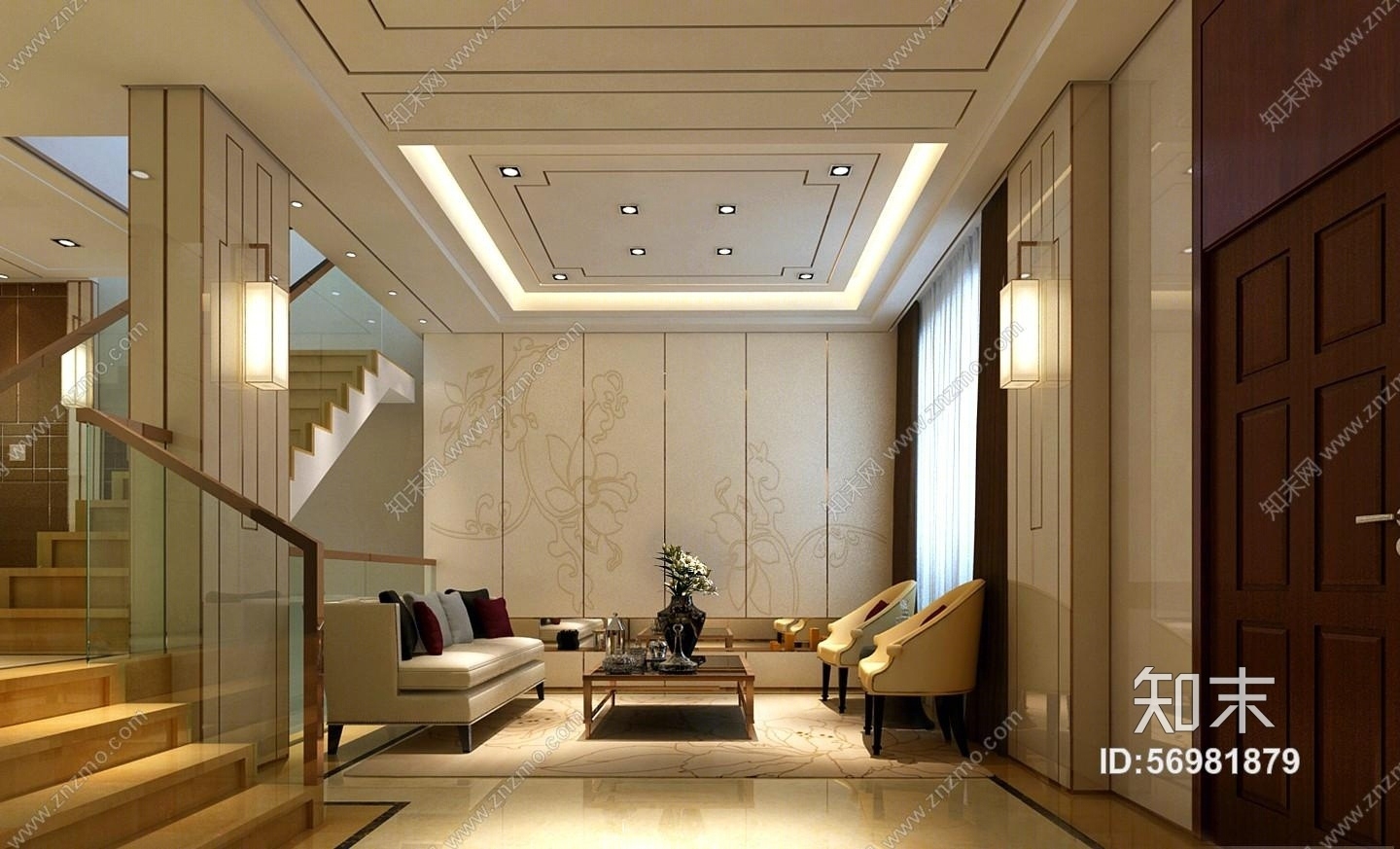 徐树仁-帝凯设计-保亿.丽景英郡样板房cad施工图下载【ID:56981879】