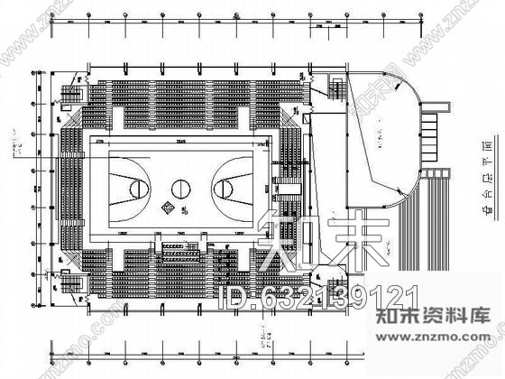 施工图山西某大学体育馆装修图cad施工图下载【ID:632139121】