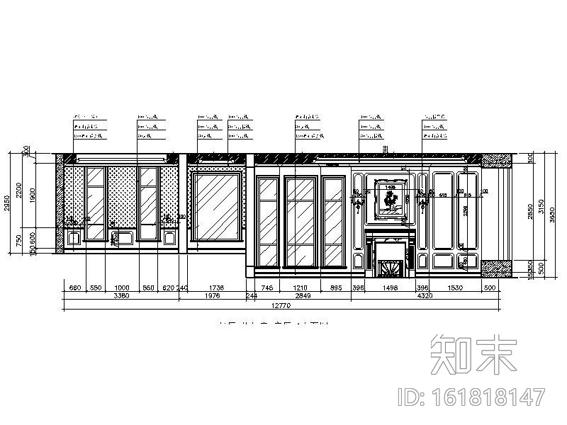 [广东]欧式奢华高档别墅室内设计CAD施工图施工图下载【ID:161818147】