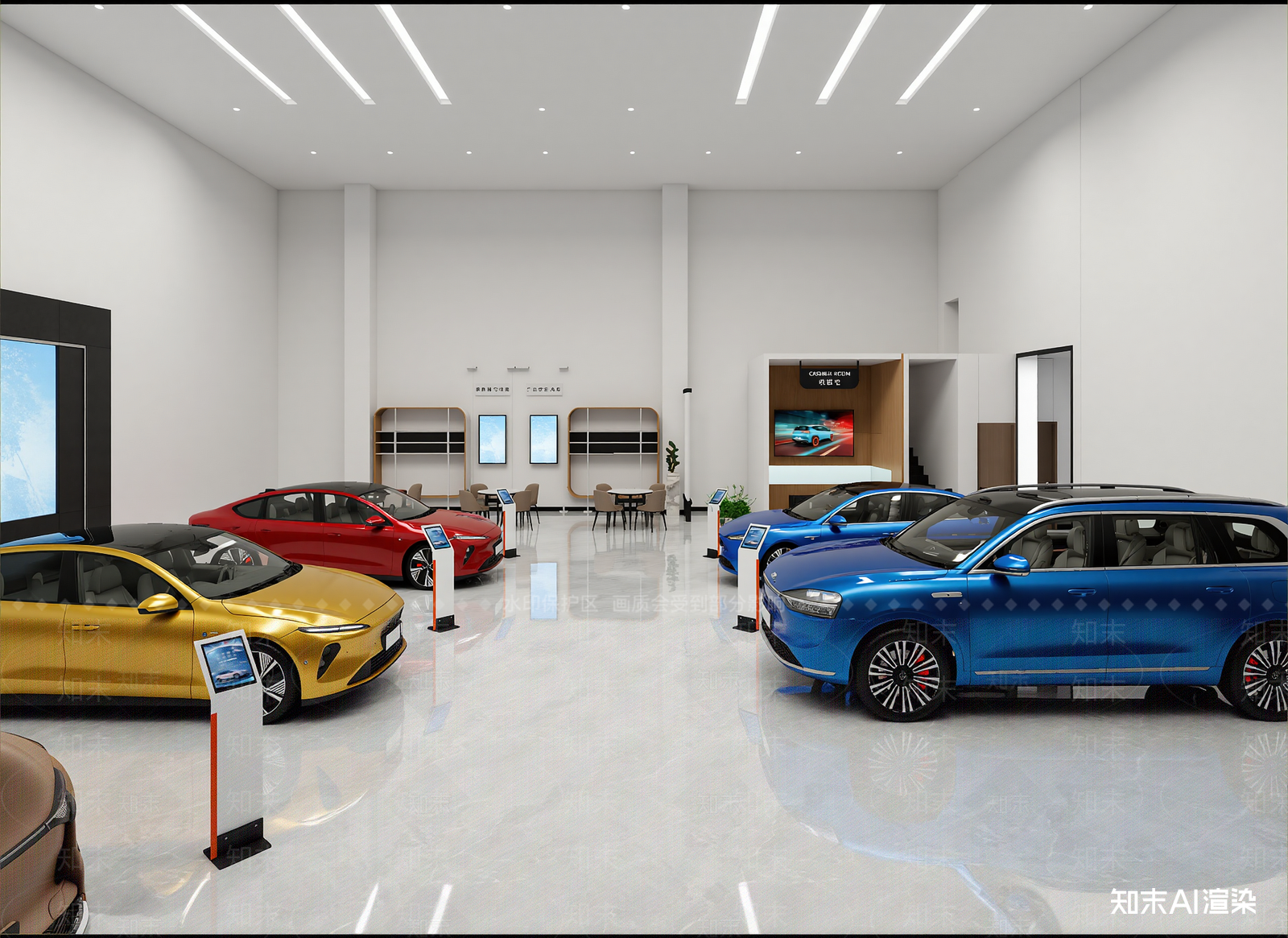 现代汽车展厅3D模型下载【ID:1214754521】