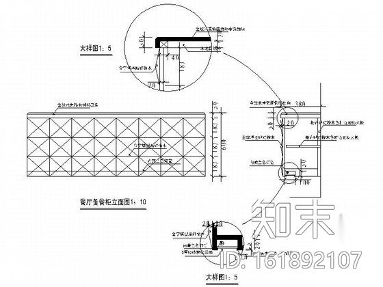 中式双层别墅室内装修图cad施工图下载【ID:161892107】