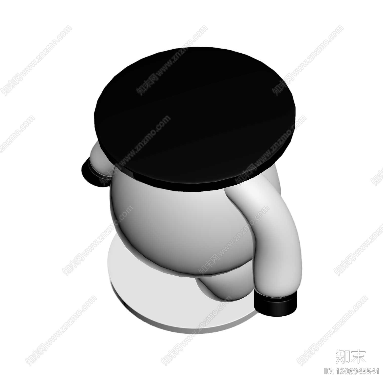 卡通雕塑装饰摆件3D模型下载【ID:1206945541】