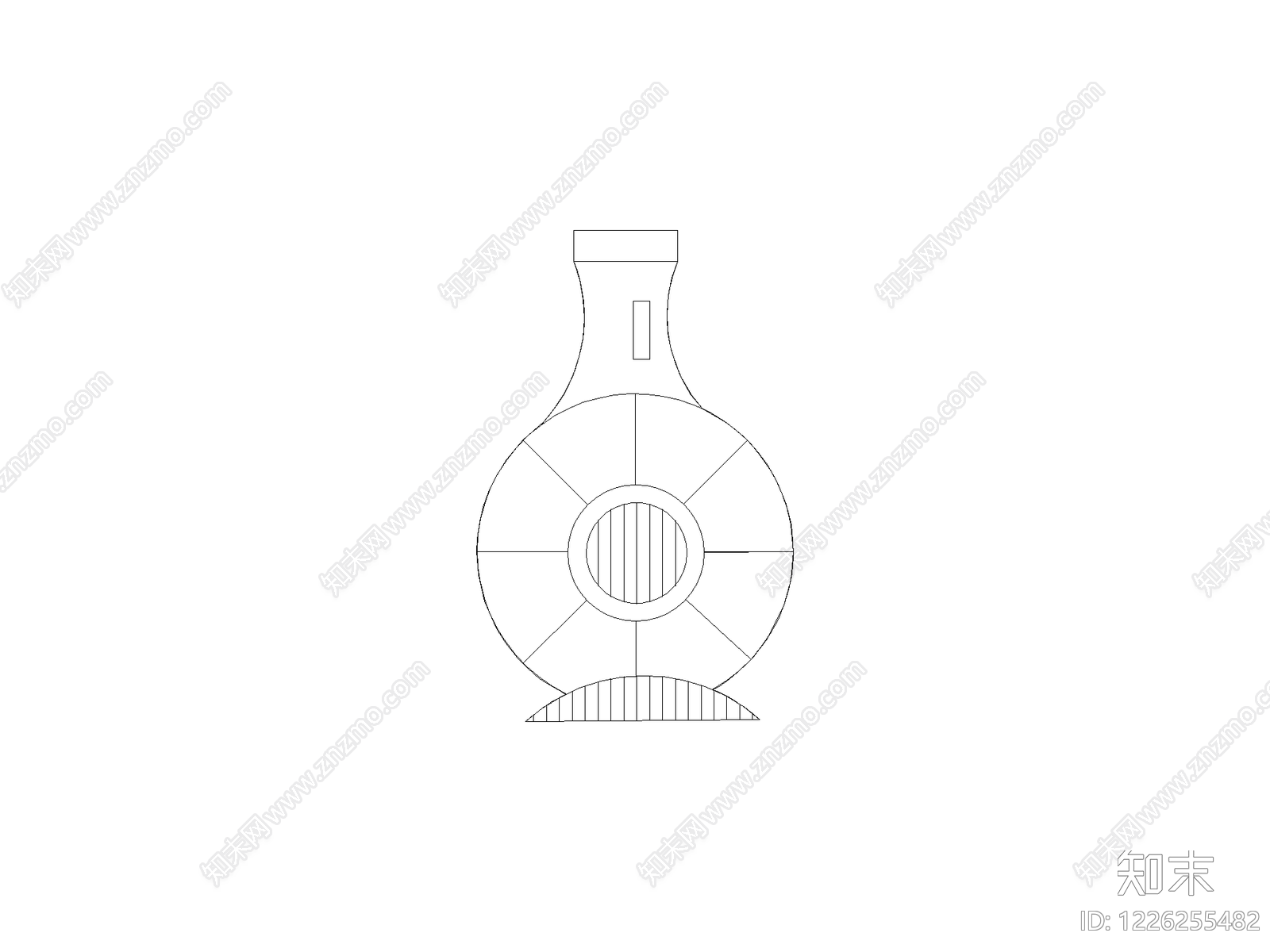 摆件CAD图纸