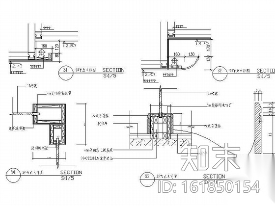 800平米高档足浴局部装修图cad施工图下载【ID:161850154】