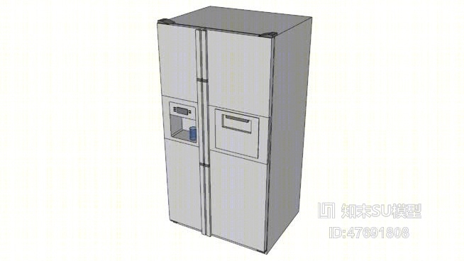冰箱SU模型下载【ID:47691808】