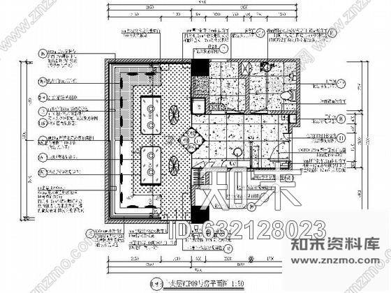 施工图欧式古典俱乐部夜总会包间装修图cad施工图下载【ID:632128023】